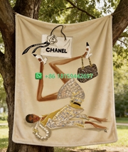 Chanel Throw Blankets